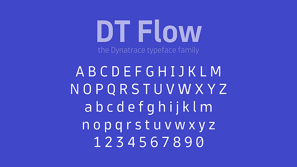 DT Flow Dynatrace typeface