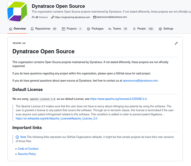 Dynatrace Open Source