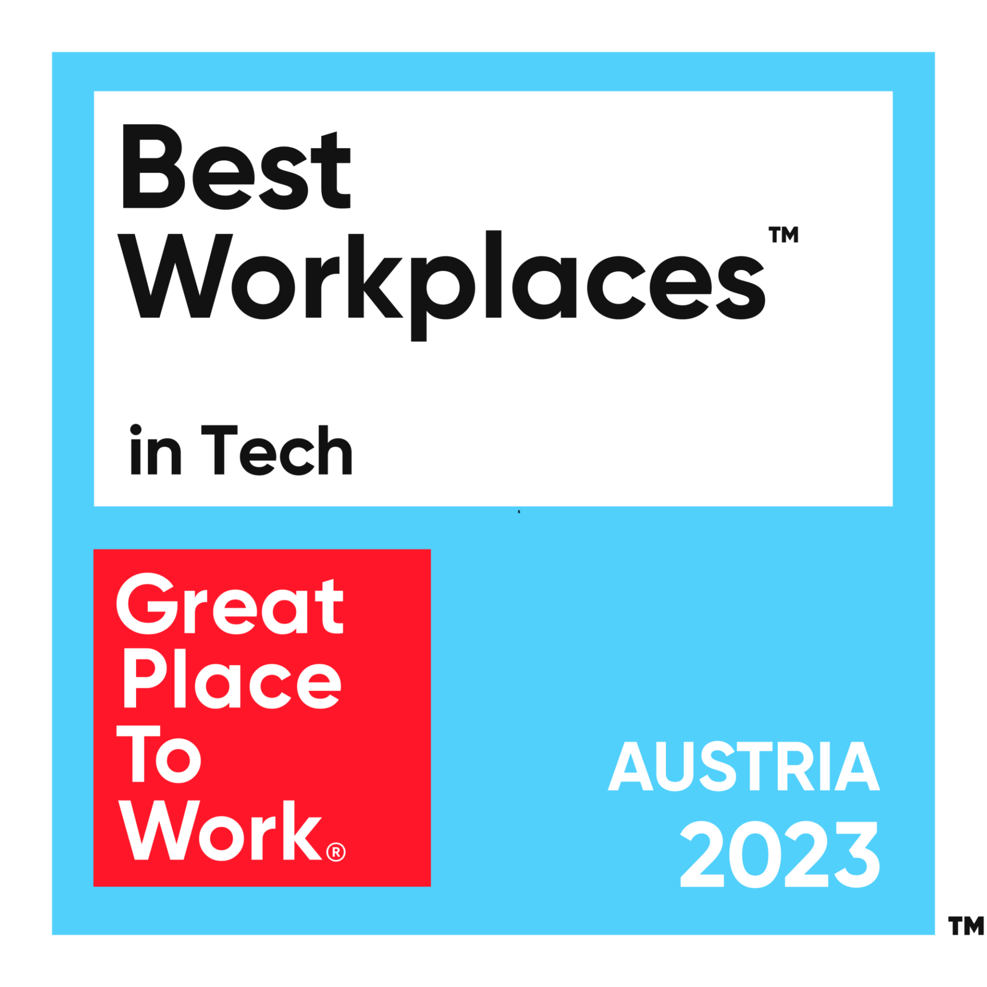 Die besten Tech-Arbeitgeber 2023 – Österreich (Best Workplaces in Tech 2023 – Austria)