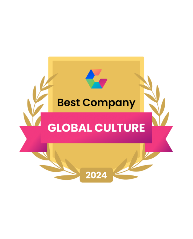Comparably Award 2024 Best Company Global Culture
