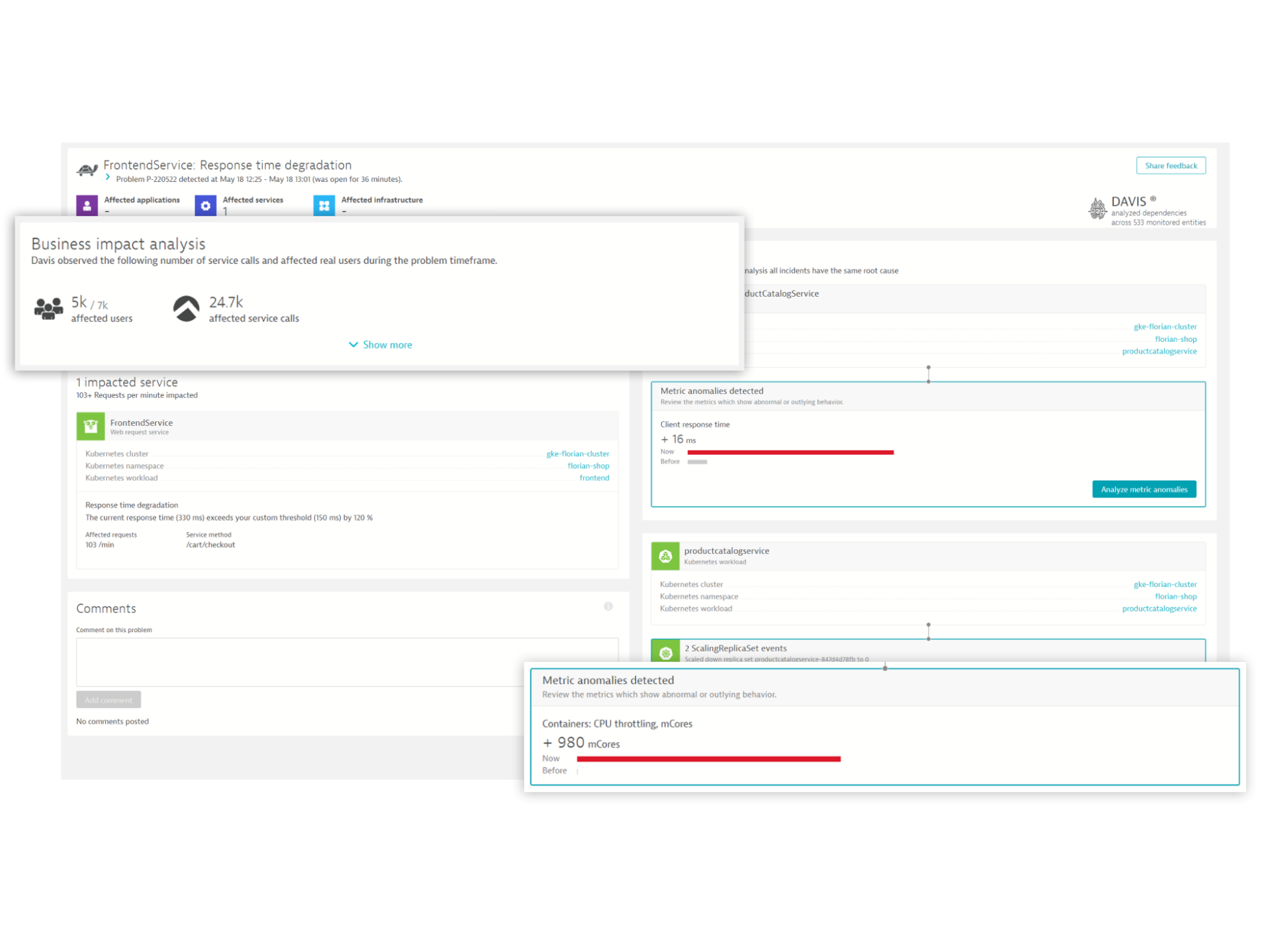 Kubernetes monitoring