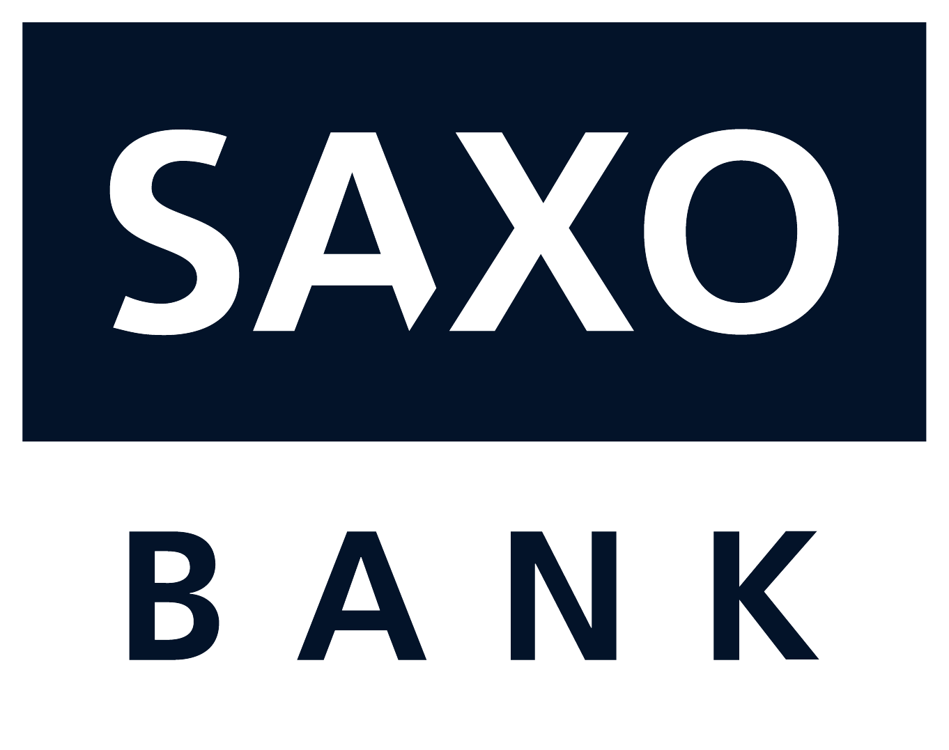 Saxo Bank logo 2020 White RGB