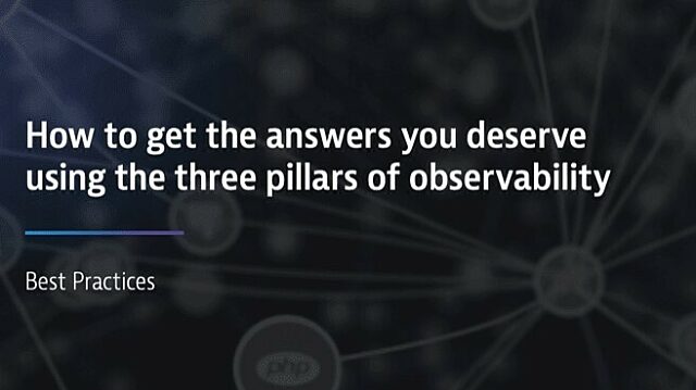 Three pillars of observability 657 a765cd5921