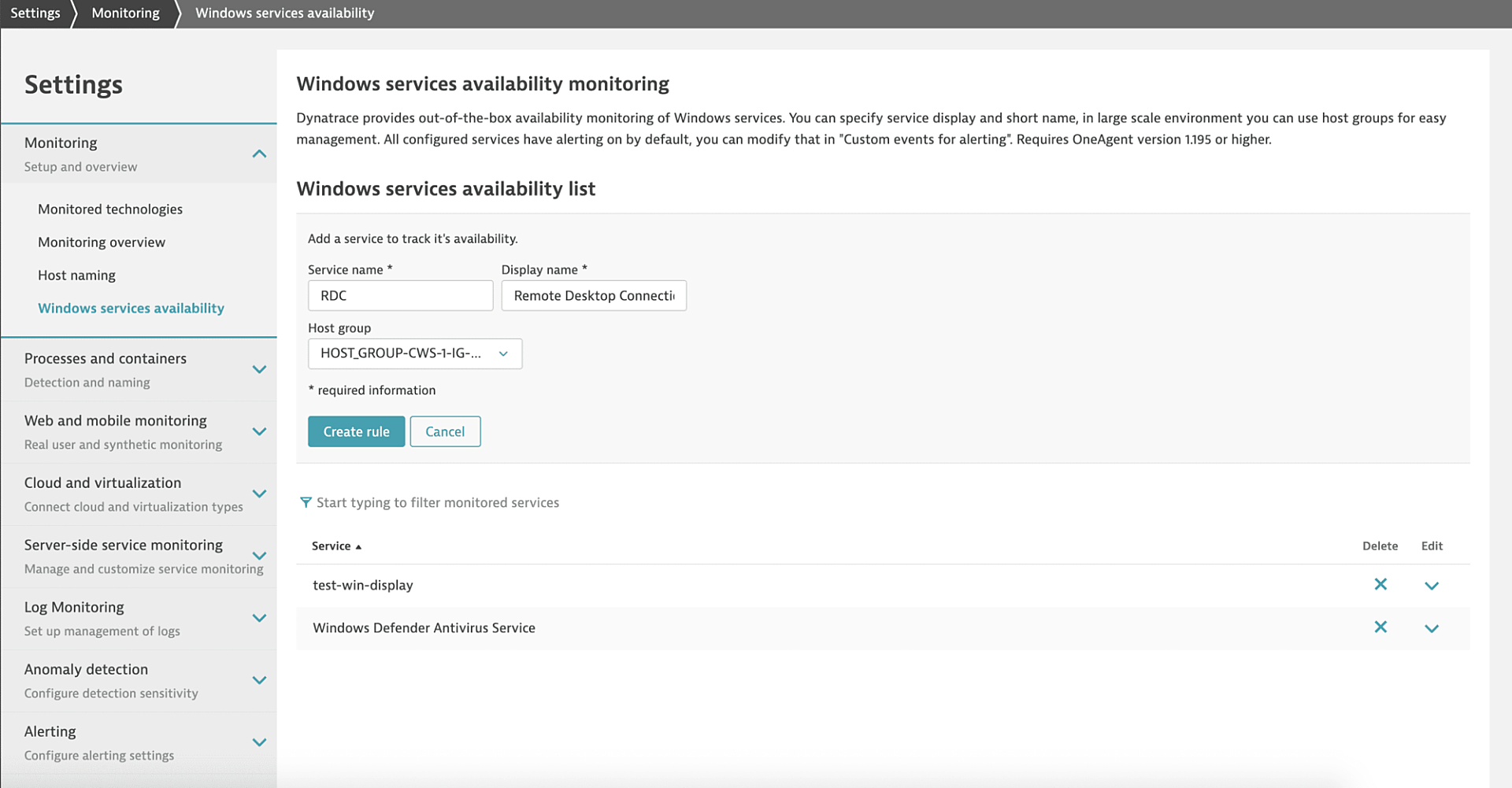 Windows Server monitoring | Dynatrace