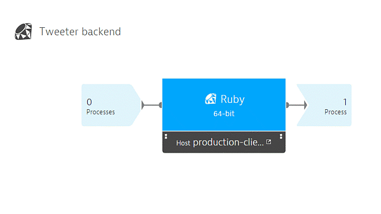 Ruby monitoring of process in Dynatrace screenshot