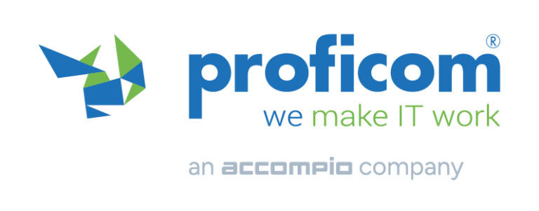 Proficom logo primary light